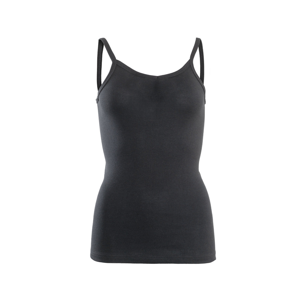 Julia Womens Spaghetti Strap Singlet Top - Organic Cotton