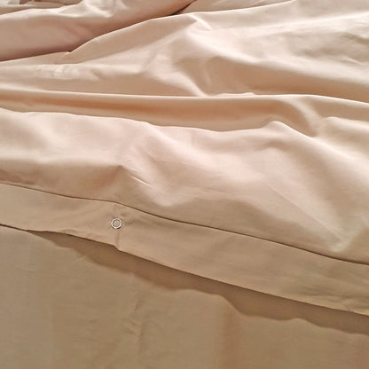 LATTE Organic Cotton Poplin Bedding - Sheets, Quilt Covers, Pillowcases