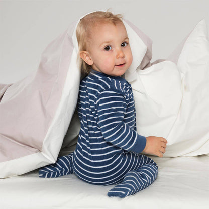Baby Organic Cotton Long Sleeve Onesie Pyjamas