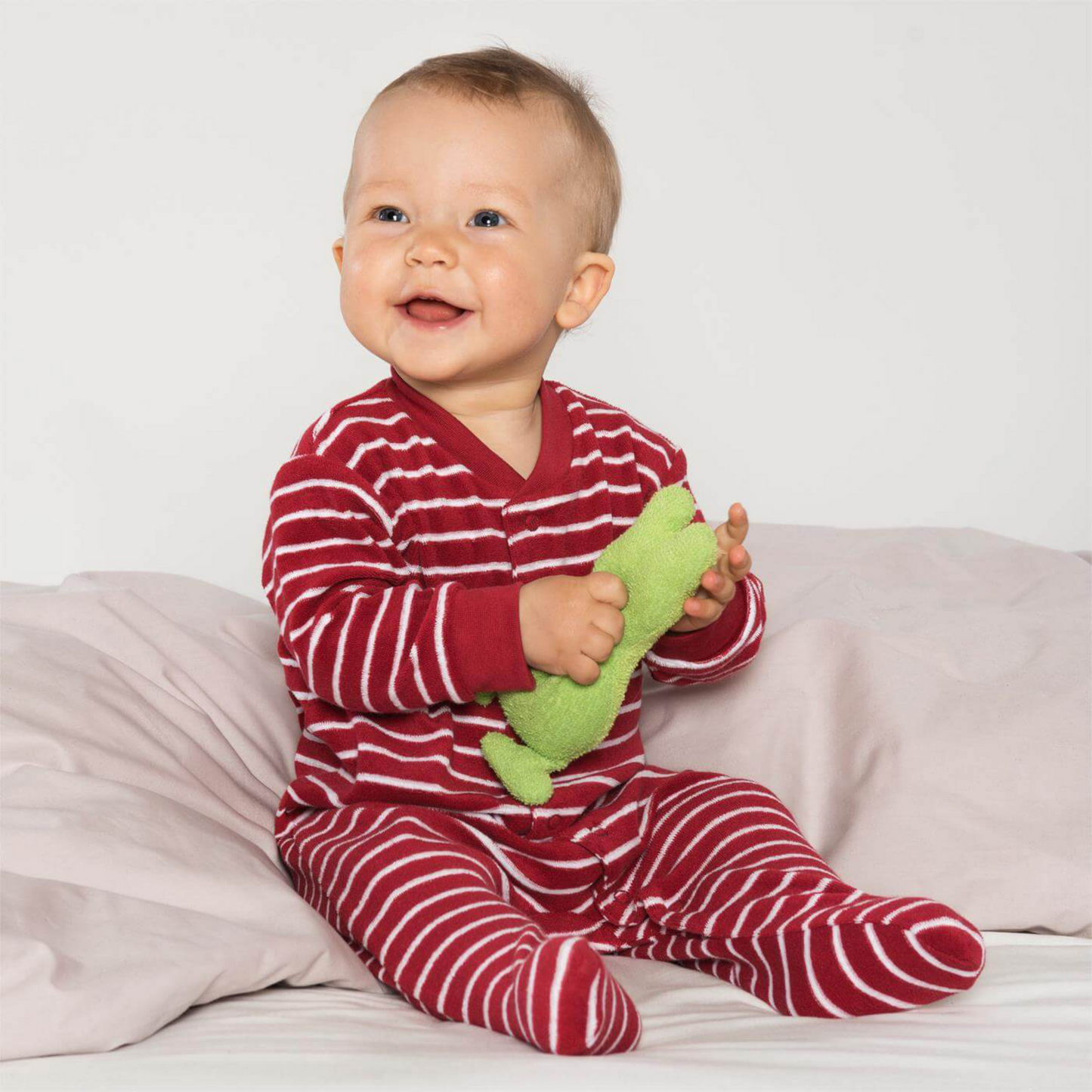 Baby Organic Cotton Long Sleeve Onesie Pyjamas