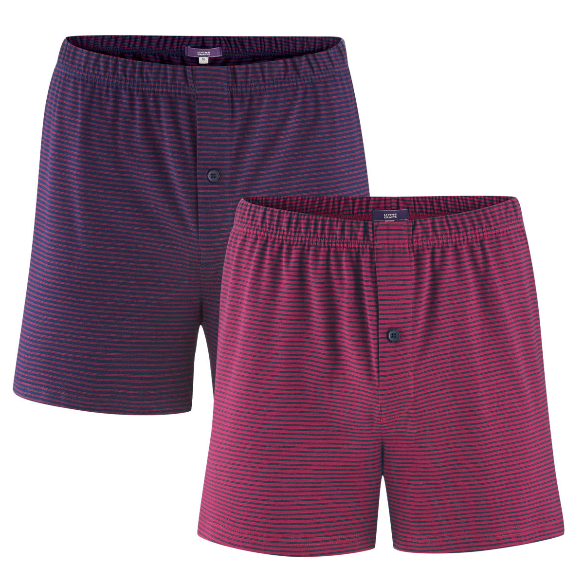 Ben Men's Boxer Shorts 2 Pack - Organic Cotton