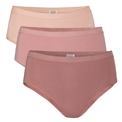 Polly Women's Organic Cotton Briefs 3 pack