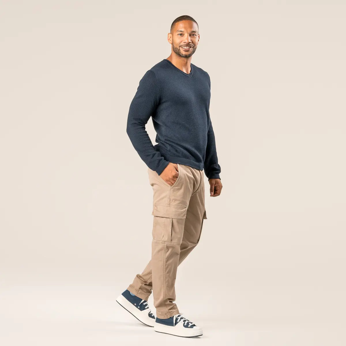 Rick Men's Cargo Trousers - Organic Cotton