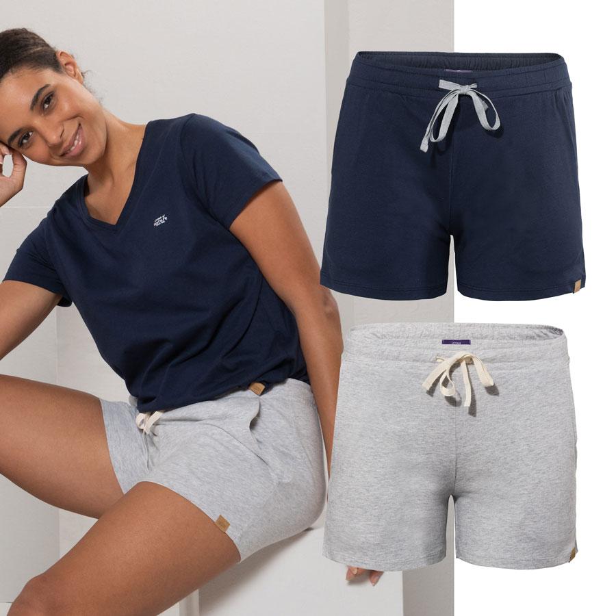 Mila Women's Organic Cotton Sleep Shorts