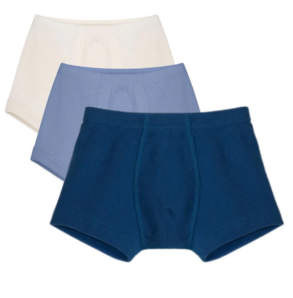 Organic Cotton Boy's Short Trunks 3 pack