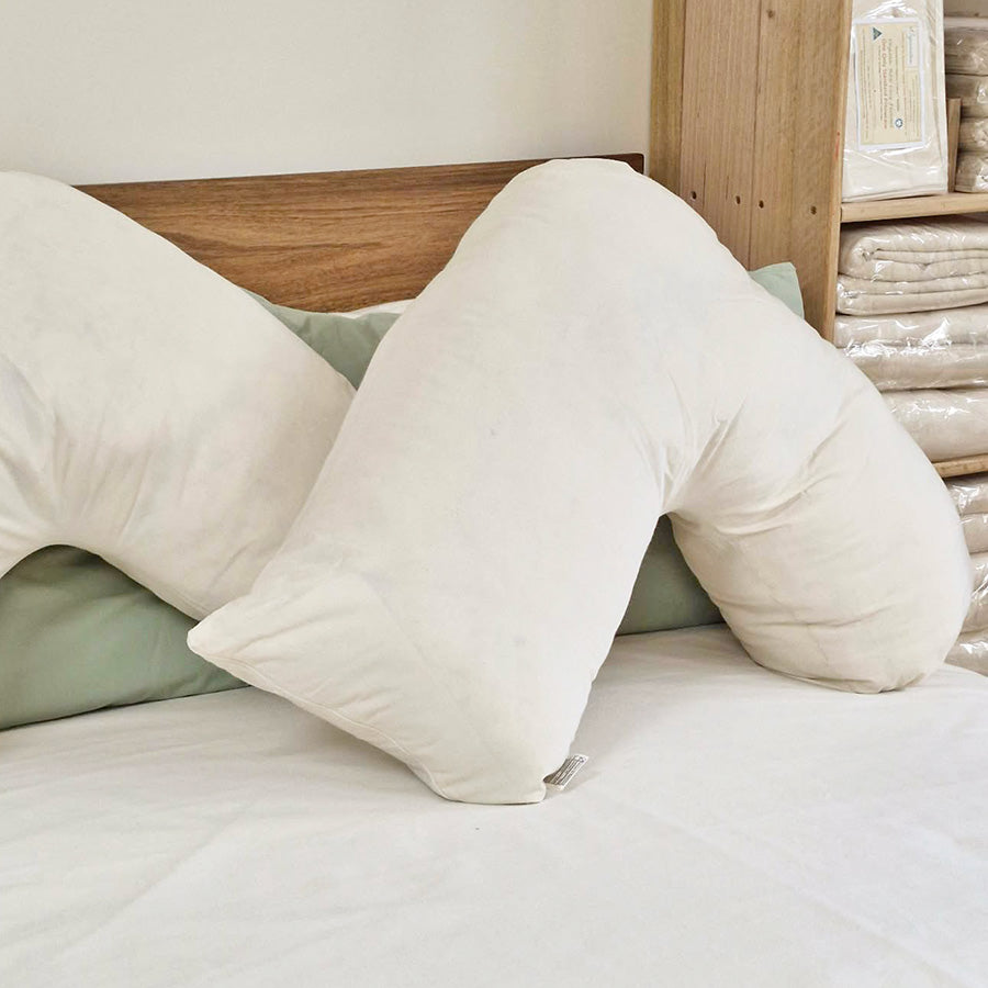 BOOMERANG PILLOW - Luxury Organic Silk Cotton