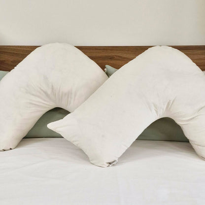 BOOMERANG PILLOW - Luxury Organic Silk Cotton