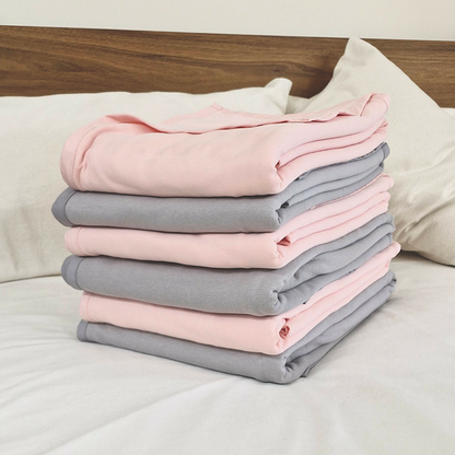 Organic Cotton Blankets - Light Weight Fleece - various colours