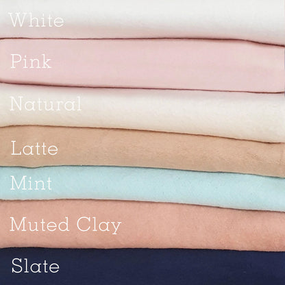 Mattress Overlay - Organic Cotton Fleece - Nursery