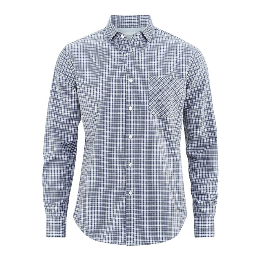 Mens Organic Cotton and Hemp Check Shirt