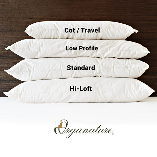 Pillow -  Organic Cotton - various sizes