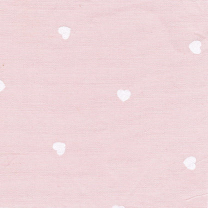 PINK with White Sweethearts Organic Cotton Poplin Bedding - Nursery