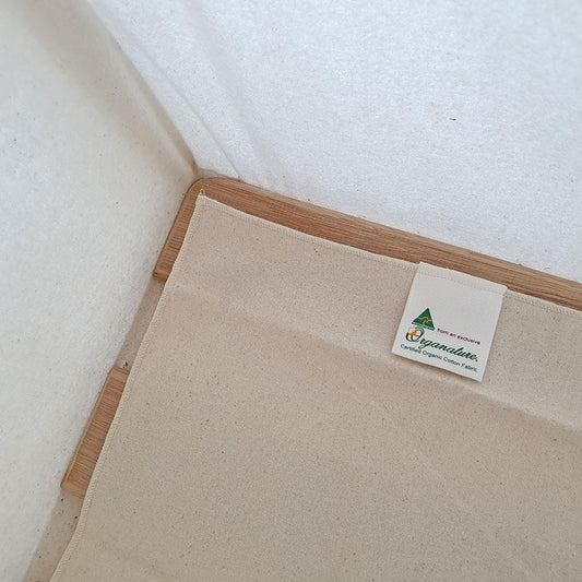 Mattress Underlay -  Organic Flannel NURSERY