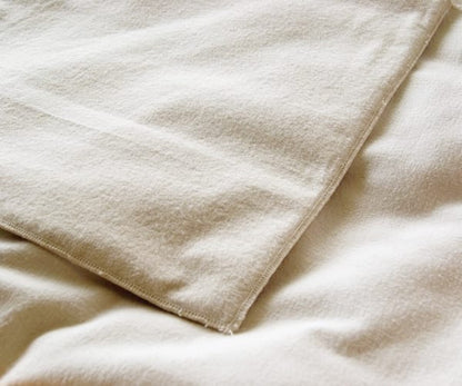 Mattress Protector Pads - Organic Brushed Flannel - natural