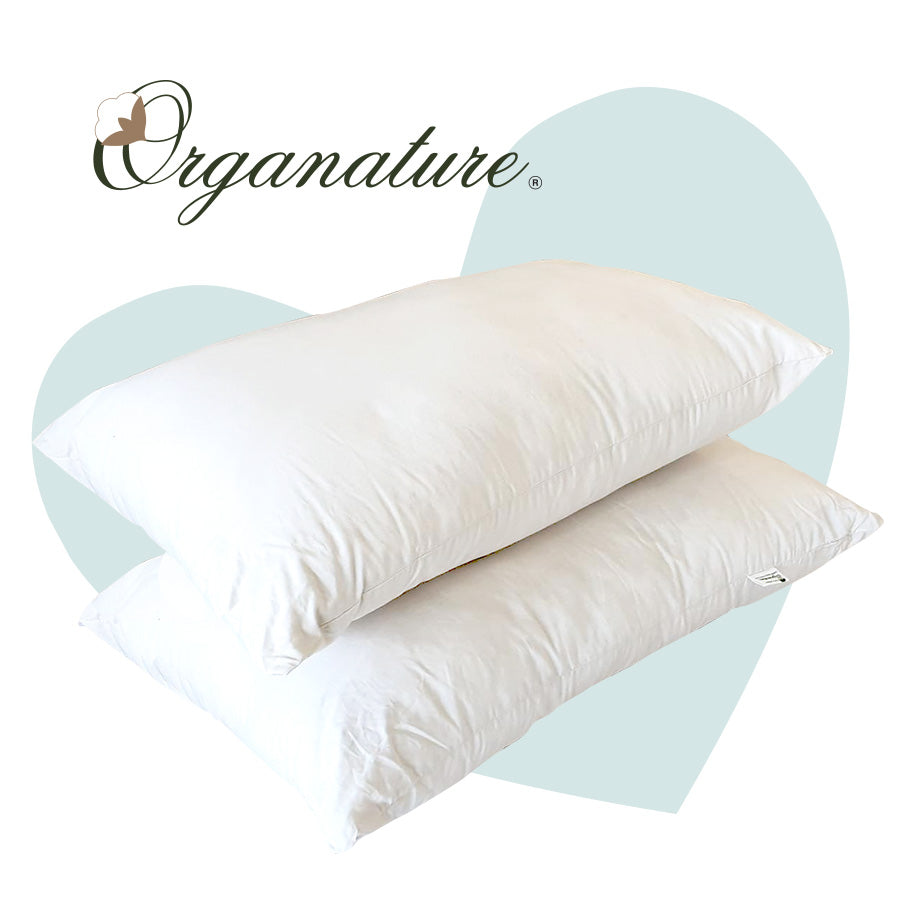 PILLOW - Luxury Organic Silk Cotton - various sizes (soft)