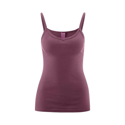 Julia Womens Spaghetti Strap Singlet Top - Organic Cotton