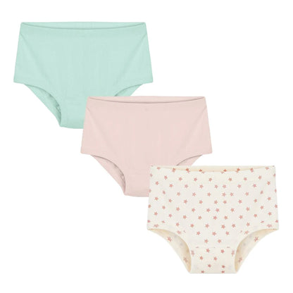 Organic Cotton Girl's Briefs 3 pack