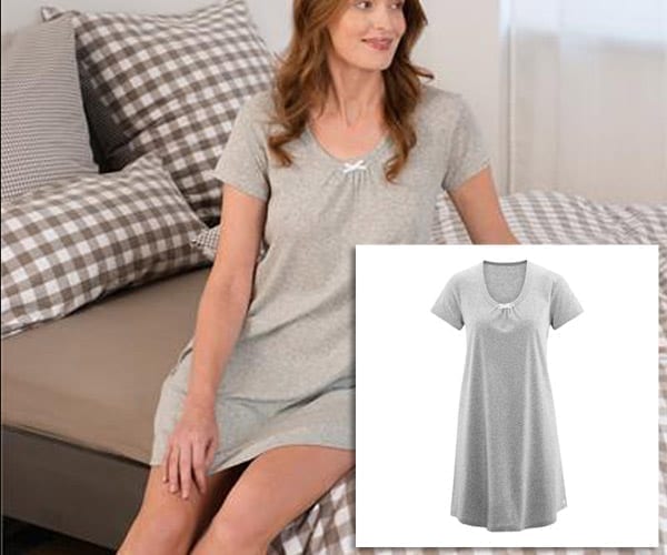 Womens Organic Cotton Nightdress - Ariana - various colours