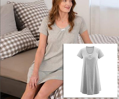 Womens Organic Cotton Nightdress - Ariana - various colours
